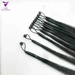 Nano Vòng Remy 8D Tóc Mở Rộng V Ánh Sáng 100 Tóc Con Người 30 Inch Thành lập Trung Quốc Tóc