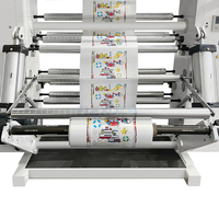 Machine d'impression flexographique 4 couleurs à prix d'usine, 120 m/min, pour films PE, BOPP, PET, nylon, sacs à snacks et emballages alimentaires pour animaux