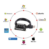 Module de caméra industrielle infrarouge à double objectif avec capteur CMOS RGB, vision nocturne HD 720P, USB 2.0 et reconnaissance faciale