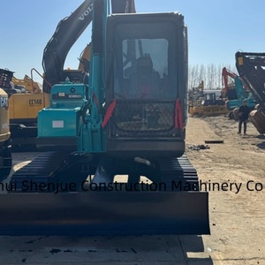 Excavatrice d'occasion Kobelco SK75 d'origine japonaise, 7,5 tonnes, petite excavatrice d'occasion SK60 SK75 SK80 SK140 - Product Image 5