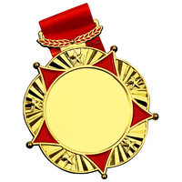 Taille personnalisée Forme Ronde Acrylique Métal Inoxydable Cuivre Bois Nom Sport Or Argent Graver Trophée Plaque Médaille Pièce Badges
