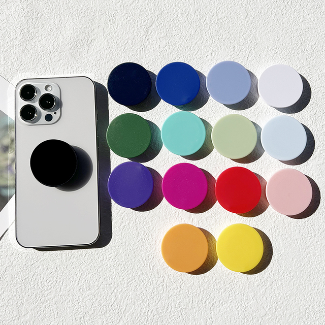 Hot-selling Color Phone Holder Promotional Design Grip Wholesale Mobile Phone Socket Custom with logo Free Sample