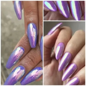 Polvo de Uñas con Efecto Cromo AB, 12 Compartimentos, Aurora, Sirena, Unicornio, Perla, Brillo Espejo - Product Image 6