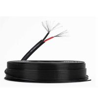 Kabel listrik LED UL2464 5X18AWG kawat kepang keluar putih untuk aplikasi pencahayaan terang