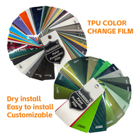 NASIDO TPU Color PPF Lambency Rose Violet Anti-Gores Self-Healing Wrap Film untuk Perlindungan Bodi Mobil