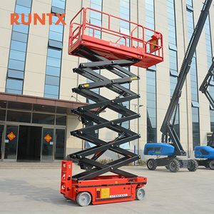 RUNTX Hidráulica Móvel Scissor Lift Table Plataforma De Trabalho Compacta Manual - Product Image 5