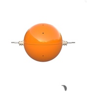 Boule de marquage aérien LT-03-ZAQ07(L) 300-600mm, sphère de visibilité pour lignes électriques résistante aux UV, boule de signalisation aéronautique ICAO FAA