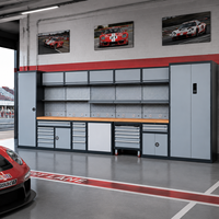 Armoire à outils modulaire robuste Rockshell, capacité de charge de 1000 kg, poste de travail industriel, système de rangement de garage OEM/ODM, CE/ISO