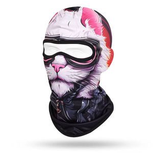 New 3D Cat <strong>Dog</strong> Tiger Cute Animal <strong>Balaclava</strong>, Motorcycle Motocross Hat Helmet Liner, Biker Neck Warmer Face Cap,Cycling Headgear - Product Image 4