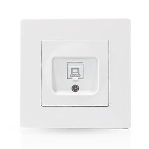 <span class=keywords><strong>Prise</strong></span> <span class=keywords><strong>RJ45</strong></span> standard OEM EU 86*86mm Blanc Noir Or Gris <span class=keywords><strong>Prise</strong></span> <span class=keywords><strong>Internet</strong></span> pour panneau PC Cat 6 Combinaison gratuite de modules et de cadres - Product Image 1