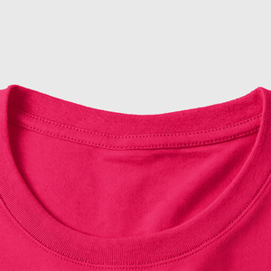Camiseta de Algodón de Punto para Hombre, Cuello Redondo, Manga Corta, Color Rojo, Corte Regular, Estilo Casual - Product Image 6
