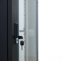 Armoire serveur sur pied de 19 pouces, modèle profond de 2 mètres, 2040*600*800mm, en acier SPCC avec portes en verre trempé, en stock.