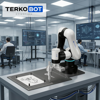 Brazo Robótico TEPKOBOT DOBOT Magician E6, Brazo Robótico de Escritorio con IA, 6 Ejes, Cobot, Programación por Bloques DobotStudio Pro, Automatización para Investigación