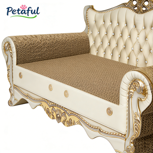 <span class=keywords><strong>ที่</strong></span>ข่วนแมวรูปโซฟาขนาดใหญ่ทันสมัยสำหรับขายส่ง แผ่นข่วนทำจากกระดาษแข็งหนาทนทาน - Product Image 3