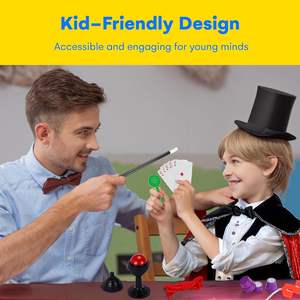Kit magico per bambini oggetti di scena di qualità 150 <span class=keywords><strong>trucchi</strong></span> con carte facili da imparare <span class=keywords><strong>Set</strong></span> di maghi principianti per aspiranti maghi - Product Image 2