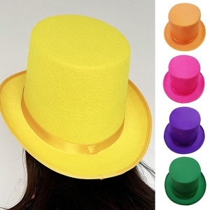Sombrero Fedora SOLPOP Party Magic de 16 cm, Novedoso y de Lujo, Negro, para Mago, Maitreza de Ceremonias, Disfraz Formal - Product Image 5
