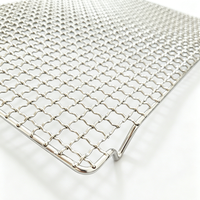 Grille de séchage et de refroidissement en acier inoxydable SUS 304 de qualité alimentaire pour barbecue, grille de cuisson en fil métallique pour four et boulangerie
