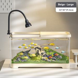 Premium Nieuwe Ecologische <span class=keywords><strong>Aquarium</strong></span> Klein <span class=keywords><strong>Aquarium</strong></span> Voor Schildpadden Houden Decoratieve <span class=keywords><strong>Aquarium</strong></span> Geschikt Voor Woonkamer - Product Image 1