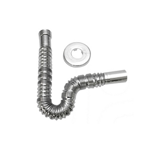 Tuyau de douche WC moderne extensible/compressible en laiton PVC EPDM 1 1/2 po x 40 mm pour plomberie de salle de bain - Product Image 1