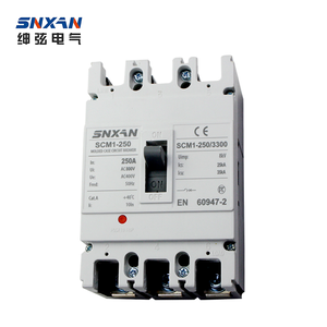 Mccb אלקטרוני עמיד-גבוהה שבירה כפולה להתאמה אישית סיטונאית 3p 250a ac 400v SCM-250/3300 מפעל מתג אוויר מחיר המפעל - Product Image 5