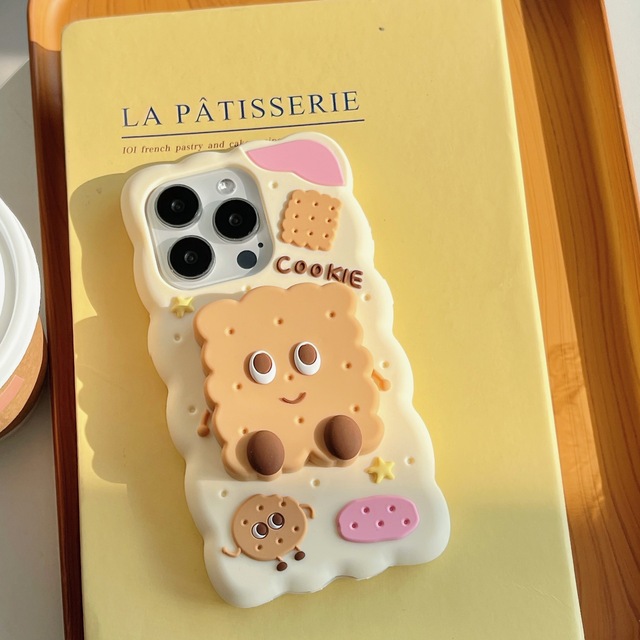Silicone Soft Shockproof Case for 16/15 Pro 14PM 13 Pro Max XSmax XR with Lens Protection Biscuit Bracket Case Phone Grip