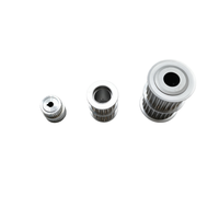 Poulie de distribution métallique sur mesure de haute précision ISO9001:2015, usinée CNC, pour transmission robotique et roue synchrone