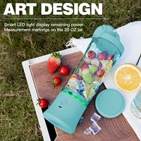 600Ml Draagbare Blender 2024 Persoonlijke Mini Vers Sap Juicer Blender Fruitmixer 4000Mah Usb Opladen Draagbare Mini Blender