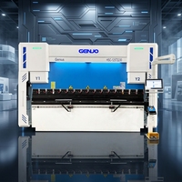 Presse plieuse CNC GENUO de haute précision équipée d'un système de contrôle par écran tactile Delem DA53T