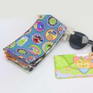 בד כותנה מותאם אישית משקפיים תיק תיק אחסון משקפי שמש שקיות זכוכית עם לוגו - Product Image 5