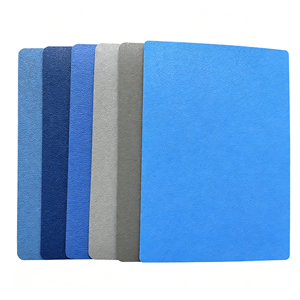 Dalles de sol en caoutchouc de 10 mm d'épaisseur, absorption des chocs, utilisation intérieure/extérieure, couleurs bleu-gris - Product Image 1