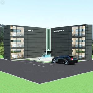 По индивидуальному заказу 3 этажная современная роскошная контейнер студия новый модульный жилой дом на продажу - Product Image 4