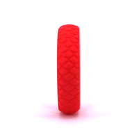 Bagues de mariage en silicone avec logo personnalisé, anneau vibrant en forme de coq