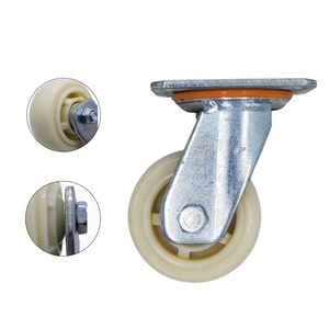 2025 Hersteller Industrial PU <span class=keywords><strong>Caster</strong></span> Red Farbe Mittelschwere Edelstahl-Lenkräder - Product Image 5