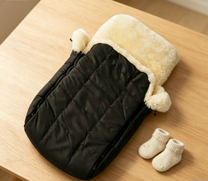 Sac de couchage universel en peau de mouton de qualité supérieure pour poussette, gigoteuse pour tout-petit avec doublure en laine douce - Product Image 3