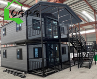 Maison conteneur extensible 20 pieds 40 pieds, préfabriquée, moderne, mobile, bureau, avec garantie de 3 ans