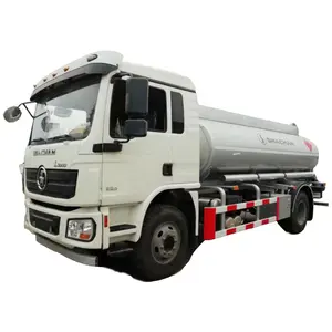 Fabrika satış SHACMAN L3000 4x2 210hp 10000L alüminyum yakıt depoları kamyon
