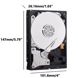 Hard Disk Drive untuk Purple WD101PURZ 10TB SATA 6Gb/s 3.5-inci 7200RPM 256MB Cache Teknologi CMR Surveillancesss HDD - Product Image 2