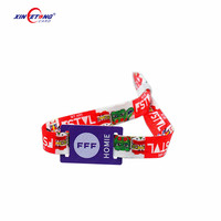 Bracelet tissé RFID avec puce NFC UTL C/EV1 pour hôtels