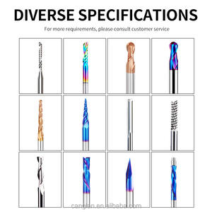 HRC65 4 Flutes Tungsten Carbide <strong>End</strong> <strong>Mill</strong> AlTiN Coated CNC Square Milling Cutter OEM Hardened Steel Die Steel Machining - Product Image 5