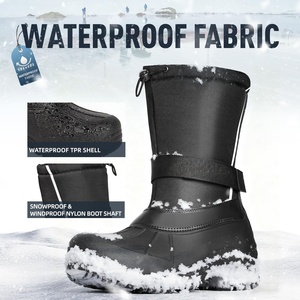 <span class=keywords><strong>Bottes</strong></span> <span class=keywords><strong>de</strong></span> neige pour hommes imperméables, antidérapantes, doublées <span class=keywords><strong>de</strong></span> fourrure, pour la randonnée en plein air, la <span class=keywords><strong>chasse</strong></span> en hiver, les conditions climatiques froides, durables et confortables (OEM ODM) - Product Image 3