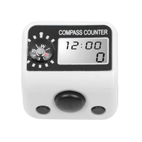 Compteur de doigt de comptage à 5 chiffres 0-99999 Compteur de bouton d'affichage à écran numérique manuel électronique de type anneau portable pour entrepôt