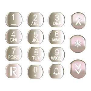 Teclado de Acero Alfanumérico de 12x8x0.5 Pulgadas para Uso Industrial en HMI - Product Image 1