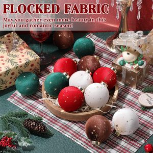 Bolas de Navidad de Plástico Nuevas al por Mayor de 8 cm, Estilo Festivo, Ropa Personalizada, Envoltura de Lujo, Bola de Navidad - Product Image 3