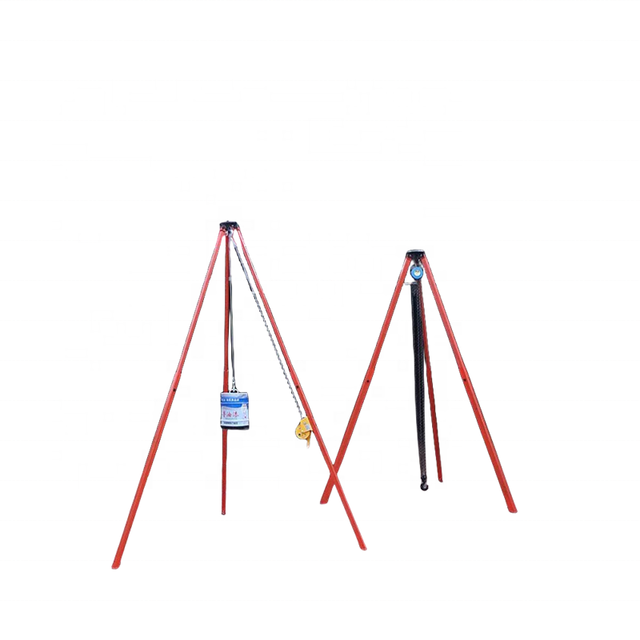 Portable Hoist Bracket Retractable Tripod Electric Hoist Triangle Bracket Hand Manual Hoist Lifting Tripod