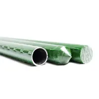 Giardino 8MM tubo in acciaio rivestito in plastica 2/4/5/6ft supporto per albero per piante pali da giardino in acciaio rivestito in plastica palo da arrampicata per piante da giardino