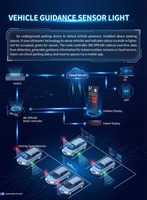 Émetteur-récepteur de données sans fil LoRa espace de stationnement intelligent indicateur de mouvement capteur de produit à ultrasons détecteur de Radar