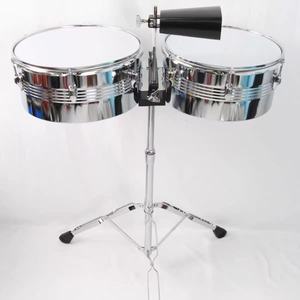 Juego <span class=keywords><strong>de</strong></span> Tambores Clásicos <span class=keywords><strong>de</strong></span> Acero Tianba con Campana <span class=keywords><strong>de</strong></span> 13" + 14", Instrumento Musical Antideslizante - Product Image 3