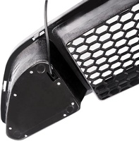 Grille de calandre supérieure de pare-chocs avant en maille avec éclairage d'accentuation LED DRL compatible avec Ford Mustang 2015 2016 2017