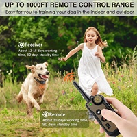 Collier de dressage intelligent pour chien, 3 modes, étanche IP67, rechargeable, anti-aboiement écologique