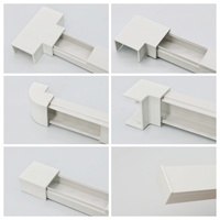 Goulotte de câblage en PVC 100x50 blanche pour câbles électriques avec protection adhésive, vente en gros à prix compétitif